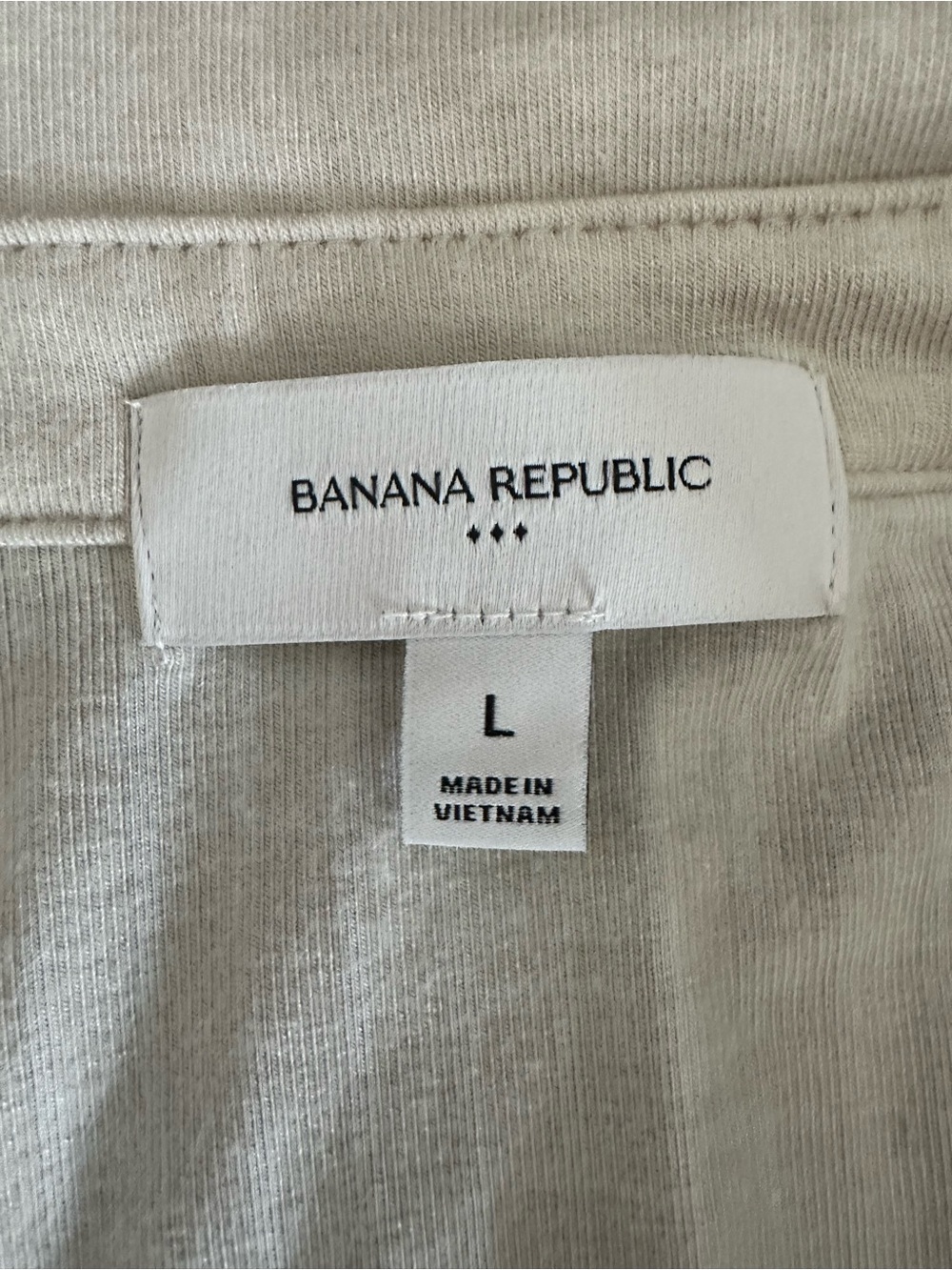 Cream Ribbed Button-Front Long Sleeve Top - Picture 2 of 8